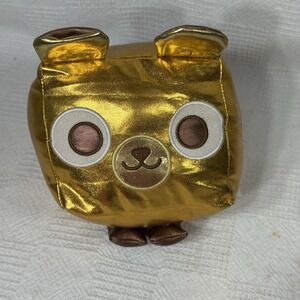 Pet Simulator X Shiny Gold Plush‎ Animal 6" Cube Dog Cat Bear ROBLOX
